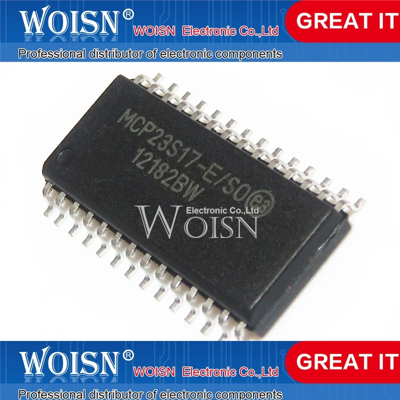 1-5-10pcs MCP23S17-E/SO MCP23S17  Price discounts Spot supply