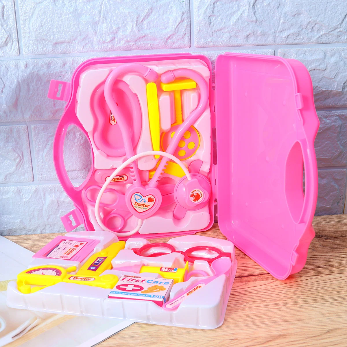

Boys Gift Doctor Pretend Play Toys Tool Kits for Toddlers Medical Kids Storage Box Set