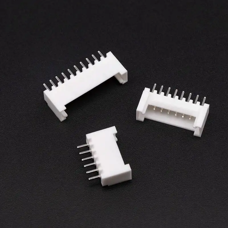 50 Stück HY2.0 Gerader Steckverbinder mit Schnalle und Verriegelung, Steckerabstand 2 mm, 2P345678p10p Bein – Detail 3