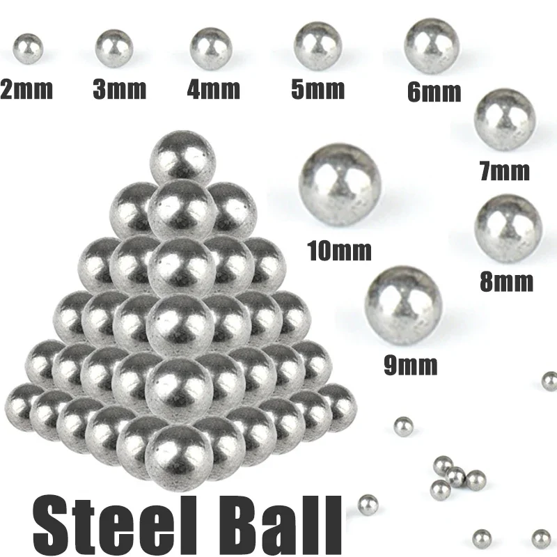 

2mm 3mm 4mm 5mm 6mm 7mm Steel Ball New High Quality Precision Catapult Accessories Shooting Slingshot Stainless Steel Ball