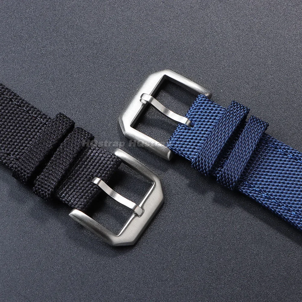 Nylon Canvas Watch Strap for IWC PILOT Watchband 20mm 21mm 22mm Fabric Bracelet Waterproof Sport Men Women Replacement Wristband
