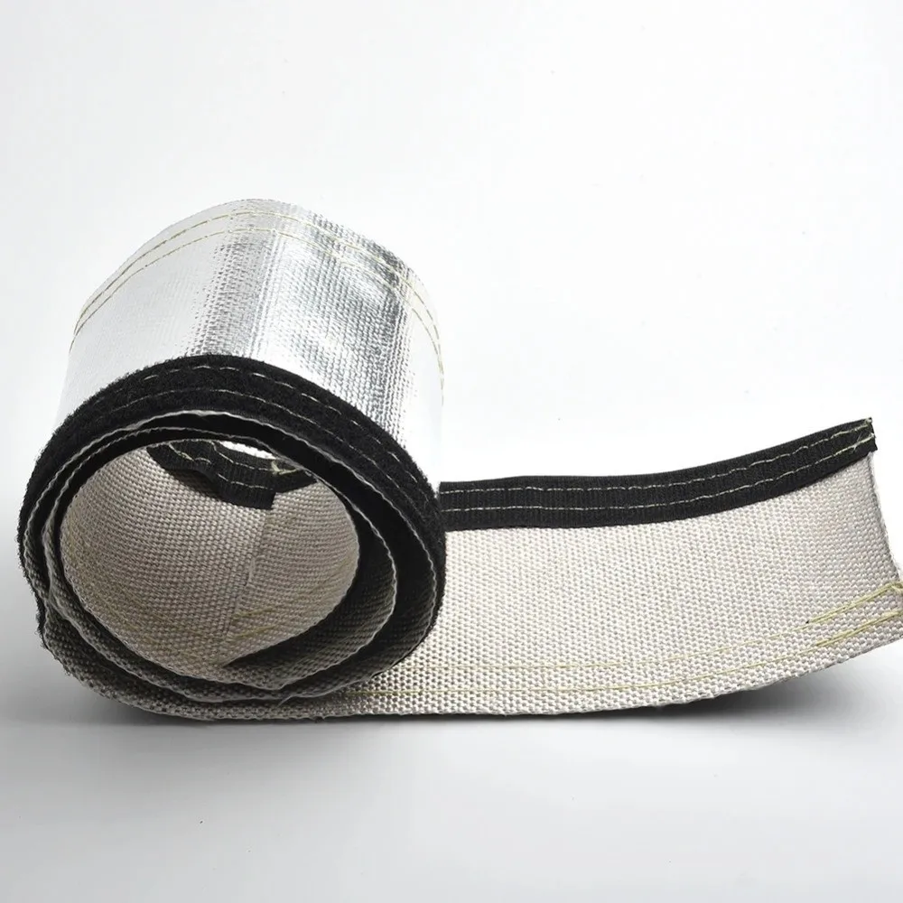 1M Length Wire Hose Cover 10/15/20/25/30/35mm Diameter Fiberglass Insulated Heat Shield Sleeve Durable Aluminized Sleeving
