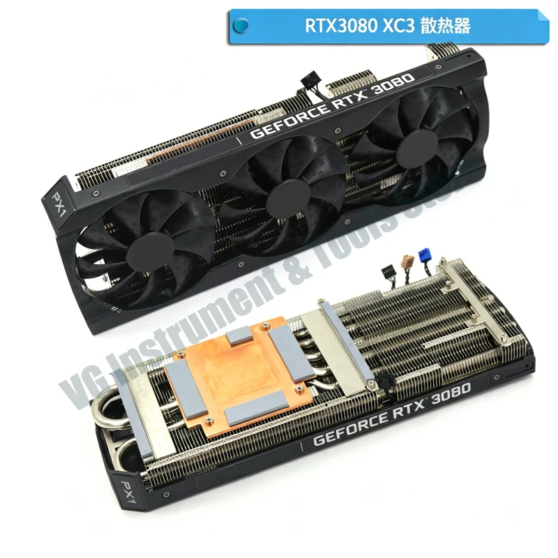 Neu für EVGA Avic RTX3060 3070 3070Ti 3080 3090 XC3 ULTRA Kühlkörper-Rückplatte – Detail 3
