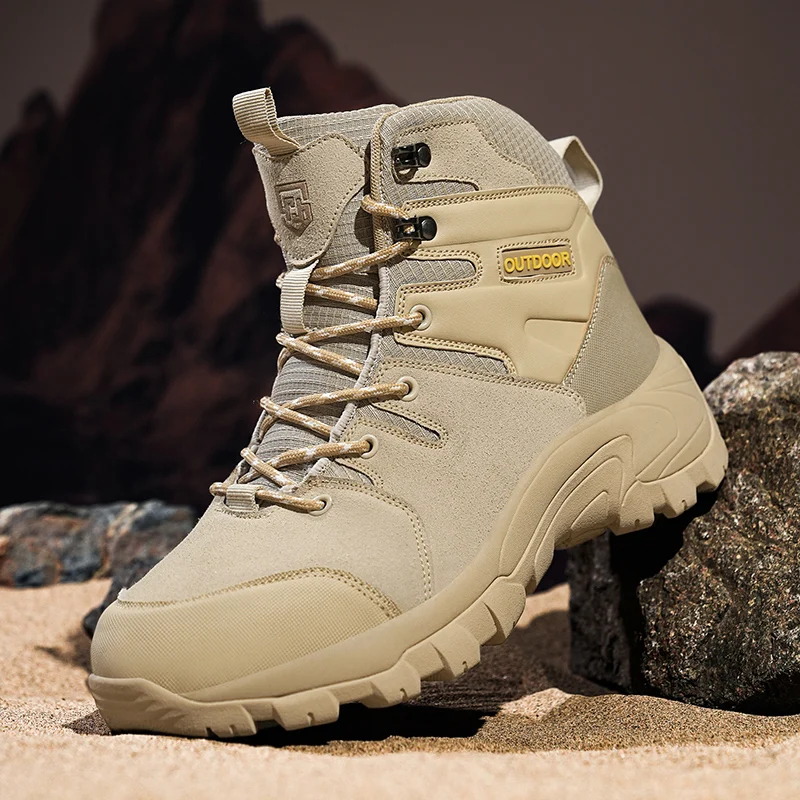 

New Men Hiking Shoes Jogging Shoes Unisex Outdoor Sneakers Hunting Walking Non-slip Climbing Trekking Tourist Mountain Tactical