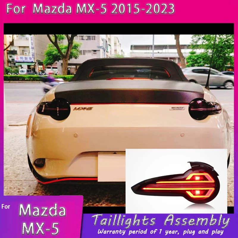 

Tail Lamp for Mazda MX-5 LED Tail Light 2015-2023 / 2005-2015 MX5 Rear Fog Brake Turn Signal Automotive Accessories