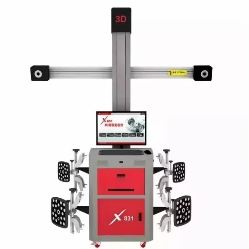 X-831E 3D Car Wheel Aligner Efficient Four Wheel Alignment Tool