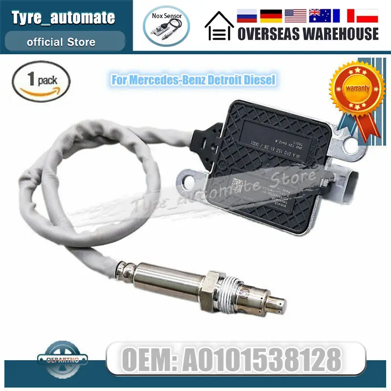 

Nitrogen Outlet Nox Sensor A0101538128 For Mercedes-Benz Detroit Diesel 5WK97403