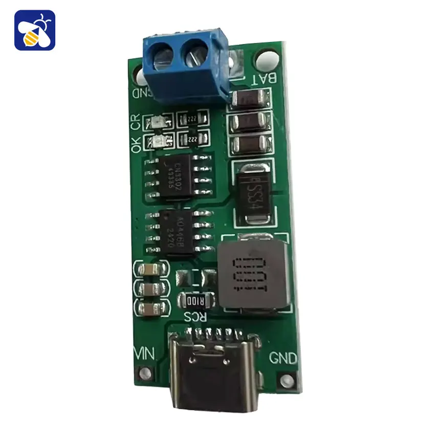 bms3s/4s/2s 18650 Li-ion battery charger over-voltage protection board TypeC USB boost charging board DC3-5V solar charging