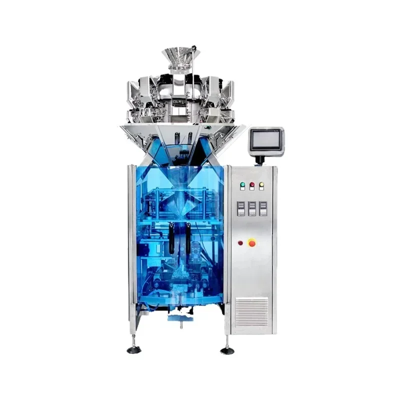 Vertical packaging machine, fully automatic food granule weighing and packaging system
