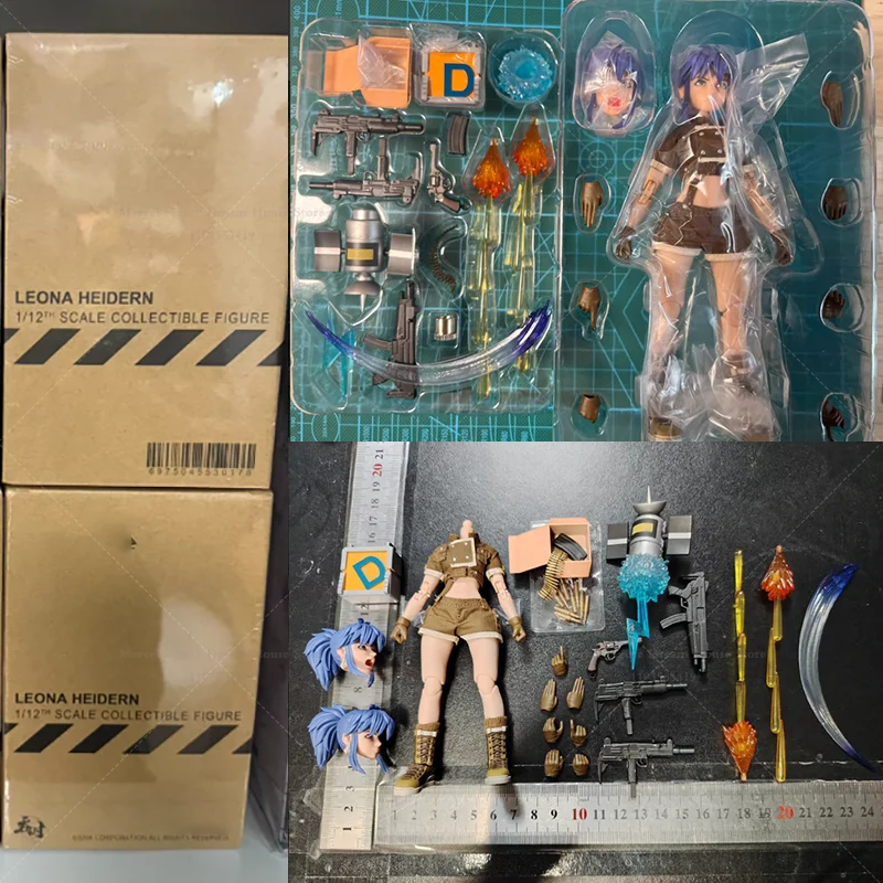 1/12 Scale Assassination Technique Mercenary Troops Leona  6-inch Full Set Action Figure Soldier Height About 14.5CM In Stock