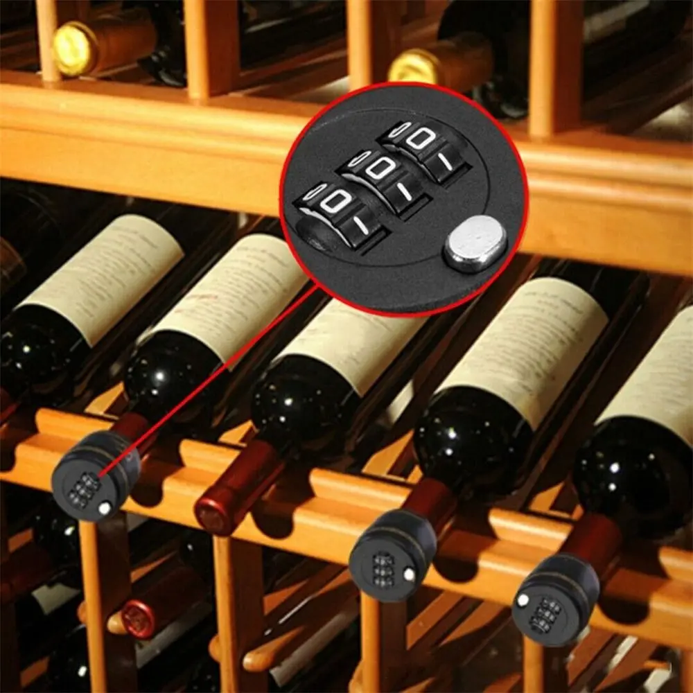 Wine accessories Sealer Keeping Wine Fresh Wine Bottle Lock Wine Stopper Bottle Combination Lock Password Protected