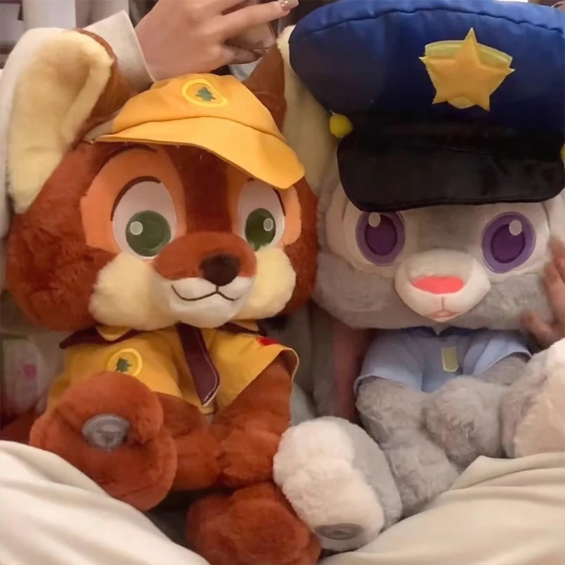 

Kawaii Zootopia Plush Toy Stuffed Doll Cute Animal Nick Judy Doll Soft Filled Plushie Kids Birthday Gift for Girls Bed Pillow