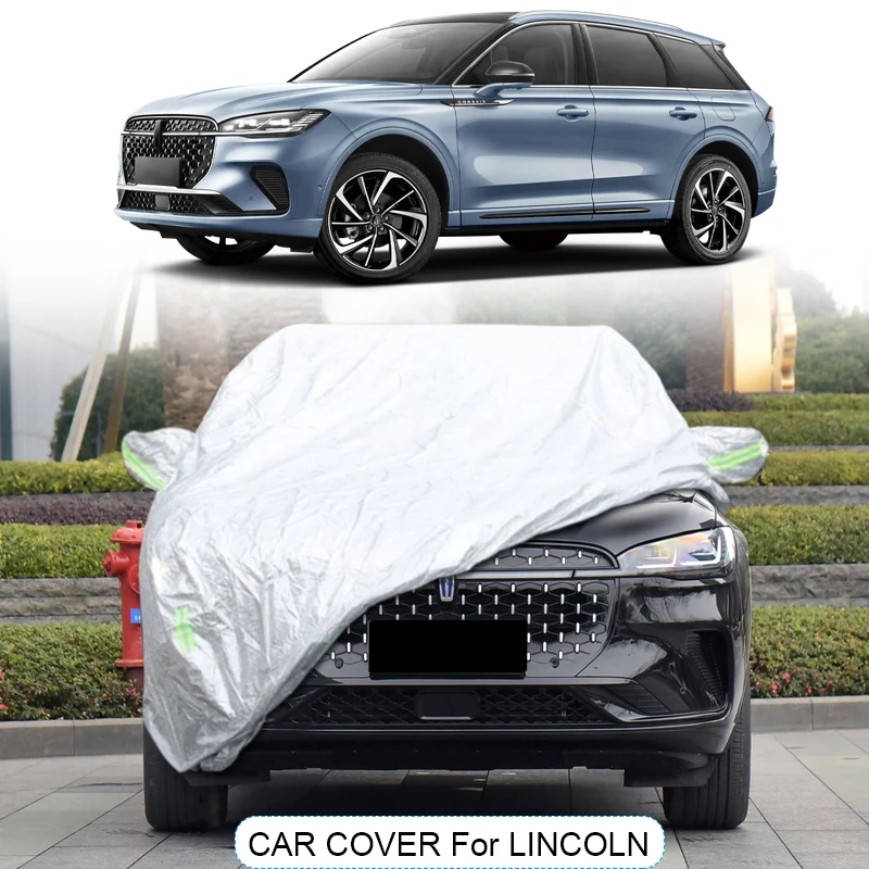 3Layer Thicken Car Cover For Lincoln Aviator Corsair Nautilus Navigator Anti-rain Dustproof Snow Waterproof Auto Accessories