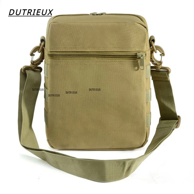DUTRIEUX Military Tactical Sling Bags Men Outdoor Messenger Shoulder Bag Oxford Waterproof Crossbody Comfortable and Light BL086