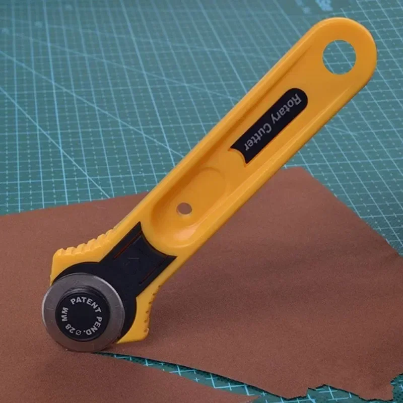28/45mm Patchwork Roller Wheel Round Knife DIY Sewing Tools Cloth Cutting Knife Leather Craft Circular Cut Rotary Cutter Blade