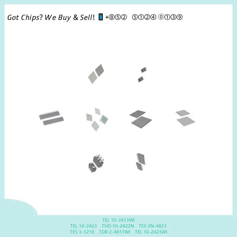 Integrated circuit chip TEL 10-2413WI TEL 10-2423 THD 10-2422N TES 2N-4823 TES 3-1210 MCU chip TDR 2-4811WI TEL 10-2423WI