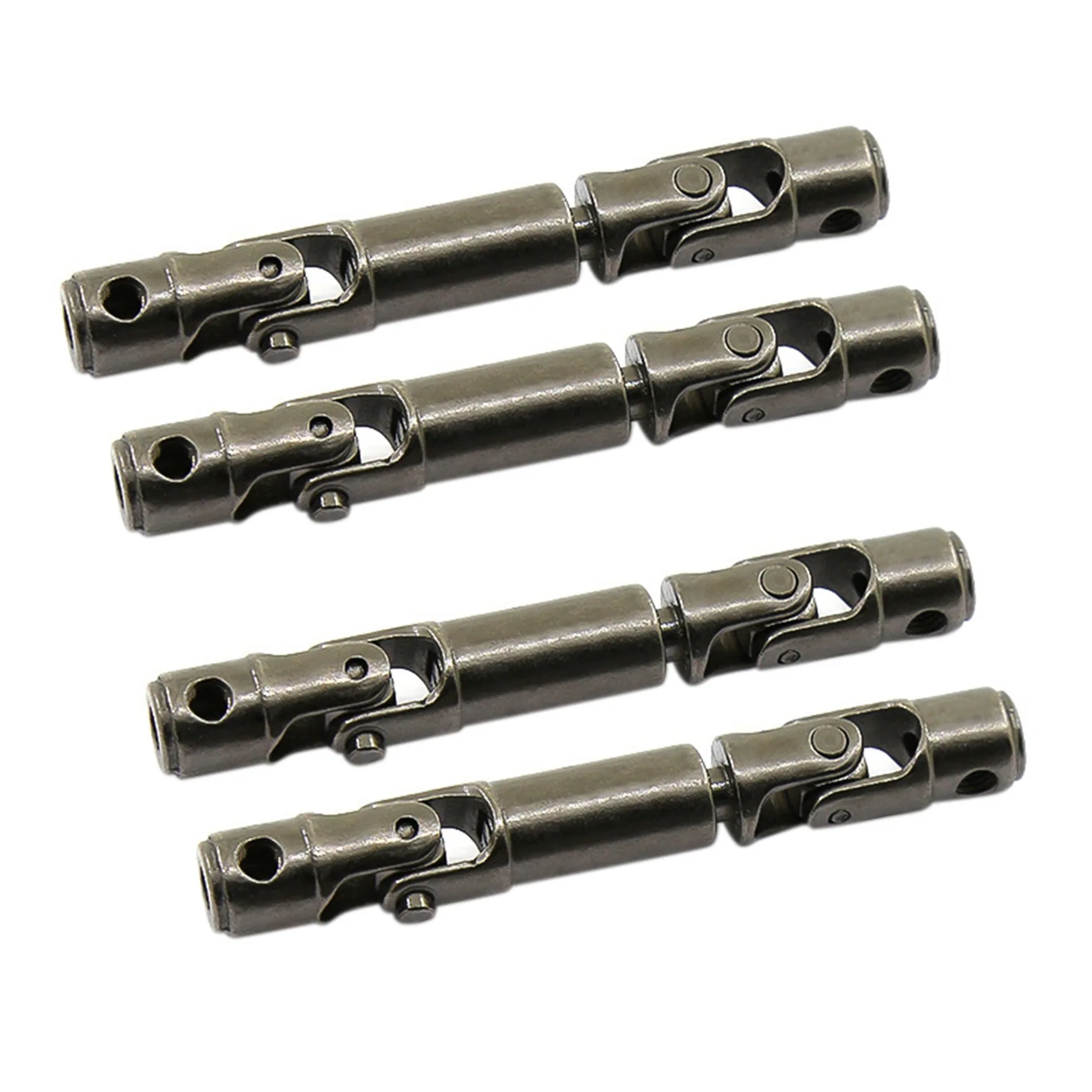 XX-4PCS Upgrade Metal Driving Shaft Untuk WPL 1/16 B14 B14K B16 B16K MN90 MN90K MN91 RC Car Parts Crawlers Truck, Titanium