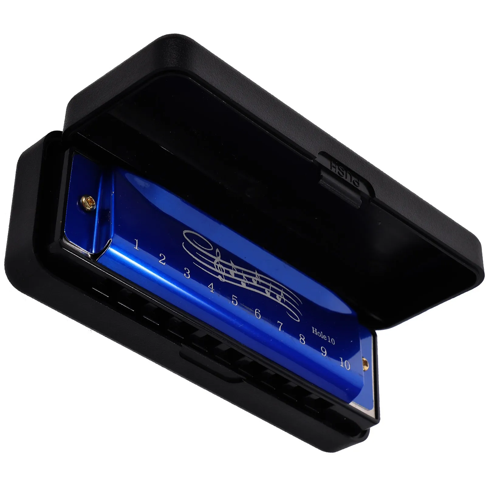 10 Holes Harmonica Mini Portable Musical Instrument for Kids Beginners 20 Tones Lightweight Metal Small Harmonica for Children