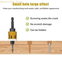 N84C 5Pcs High Speed Steel Countersink Drill Bit Set for Woodworking and Metalwork