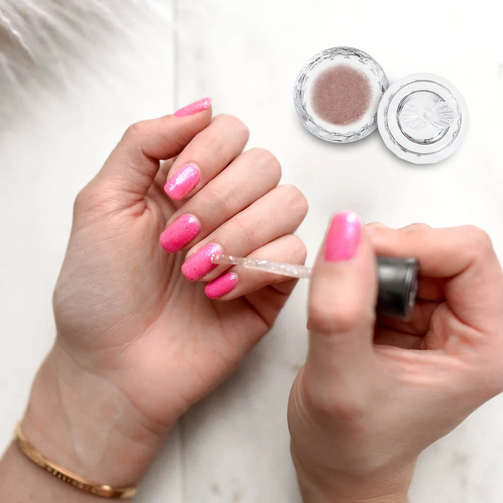 6 قطع من أكواب فن الأظافر الكريستالية، حاويات صغيرة زجاجية ممتازة لخلط مسحوق الأكريليك السائل، أدوات مانيكير، مستلزمات الأظافر