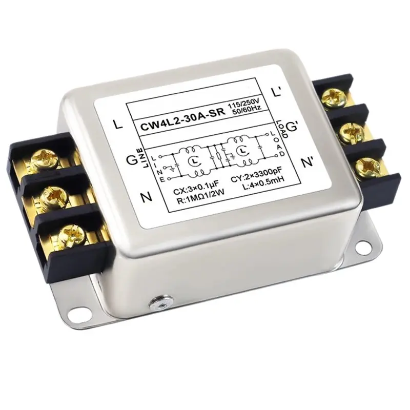 ABJF-Single-Phase Bipolar Filter Suppression AC 220V Power Purification Unit Single-Phase Bipolar Filter
