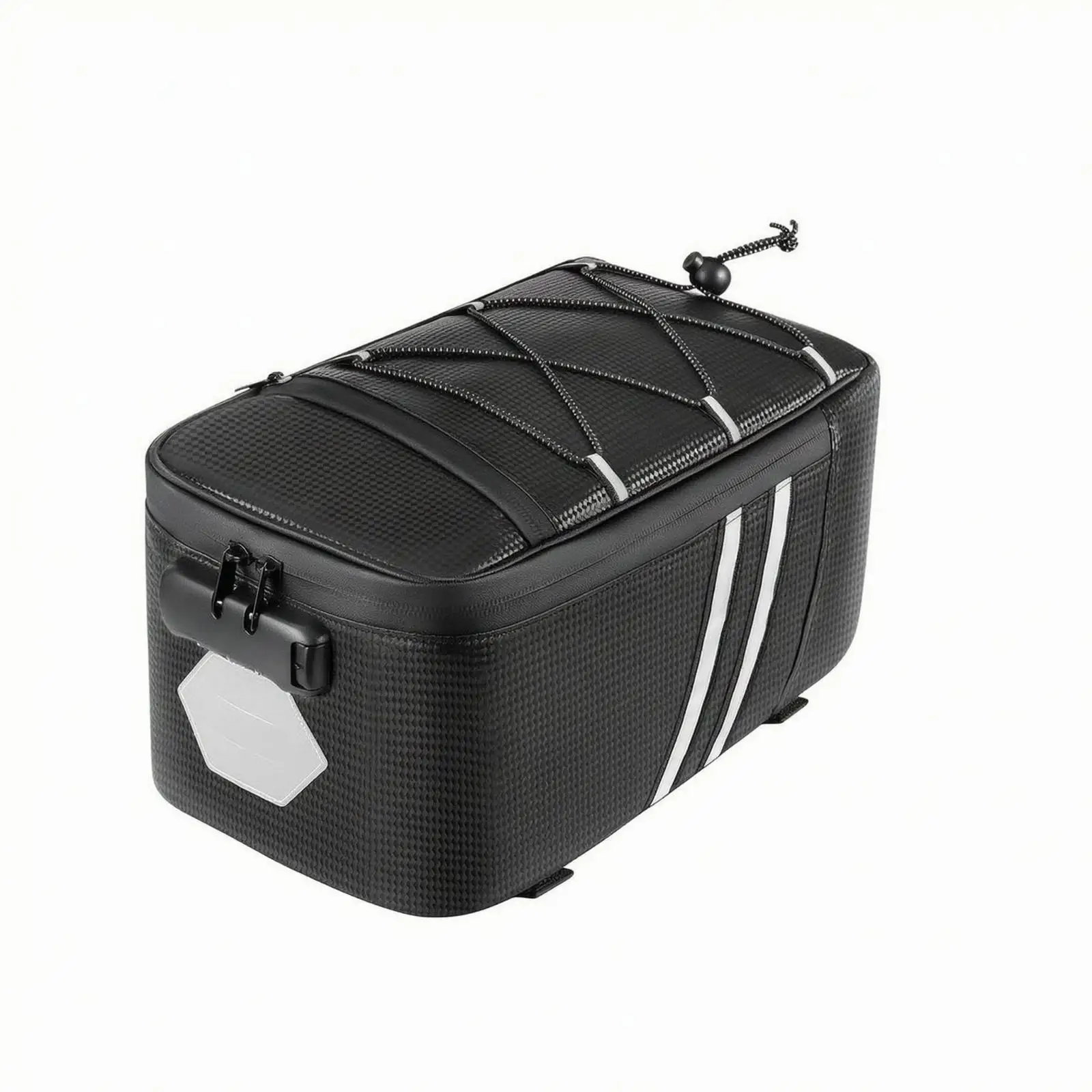 Rear Rack Bicycle Storage Bag Rectangular Carrier Trunk Bike Cargo Organizer for Commuting and Everyday Cycling