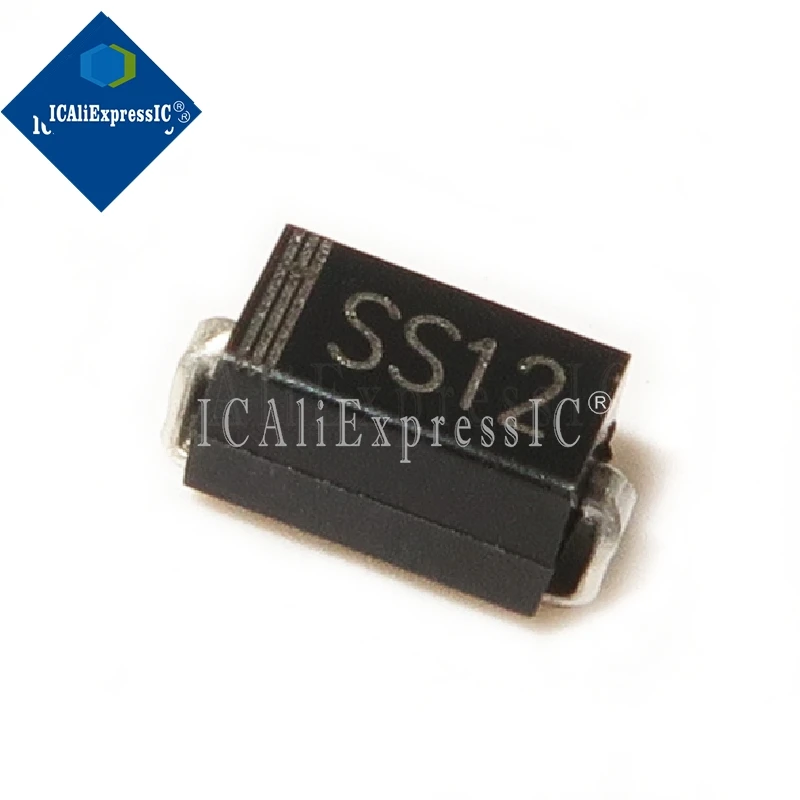 100 قطعة/الوحدة SMA 1N5817 smd 1A 20V do-214ac IN5817 شوتكي ديود SS12 في المخزون