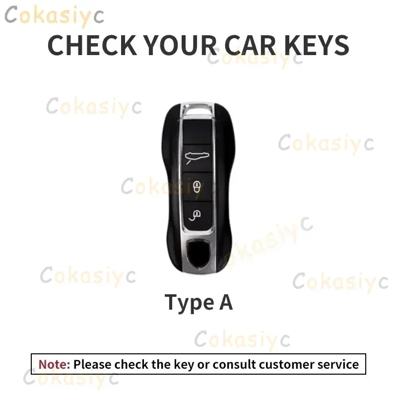 Funda de cuero para llave de coche, carcasa para Porsche Panamera Carman Macann Bobst Cayenne 911 970 981 991 966, accesorios para llaveros