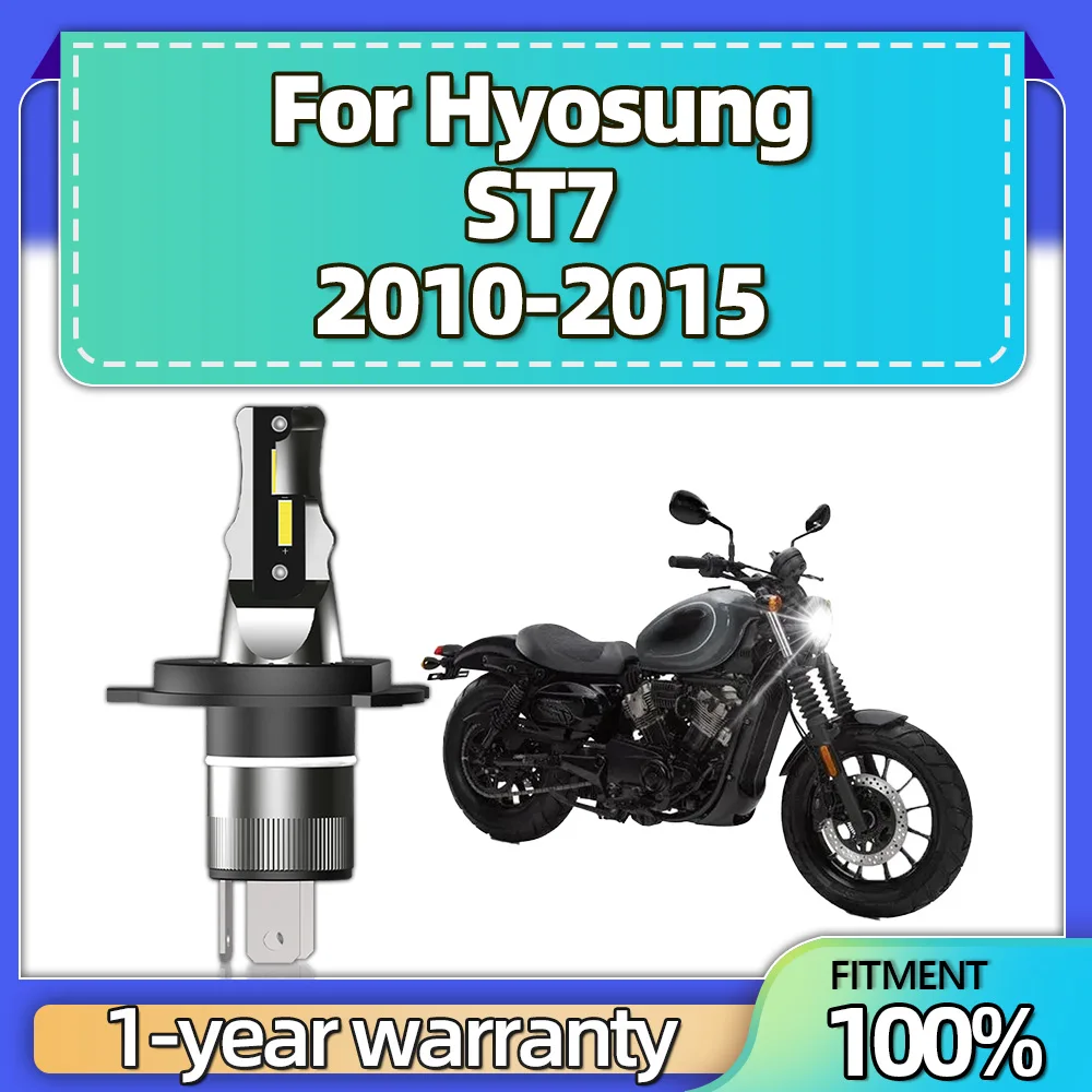 

For Hyosung ST7 2010 2011 2012 2013 2014 2015 15000LM LED H4 Motorbike Headlight CSP 3570 Motorcycle Headlamp Canbus Error Free