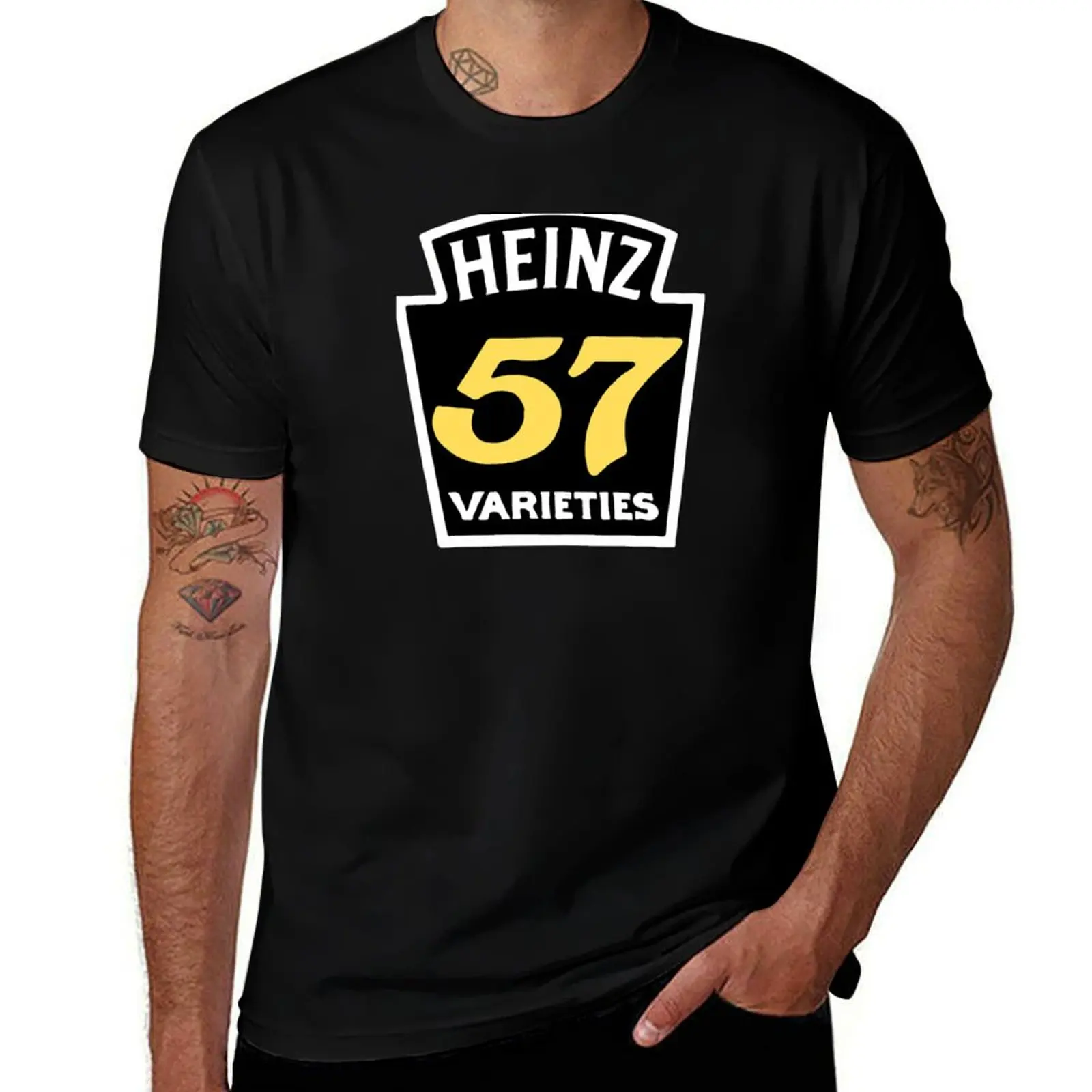 Heinzs 57s Classic T-Shirt Work Duty Casual T-Shirt