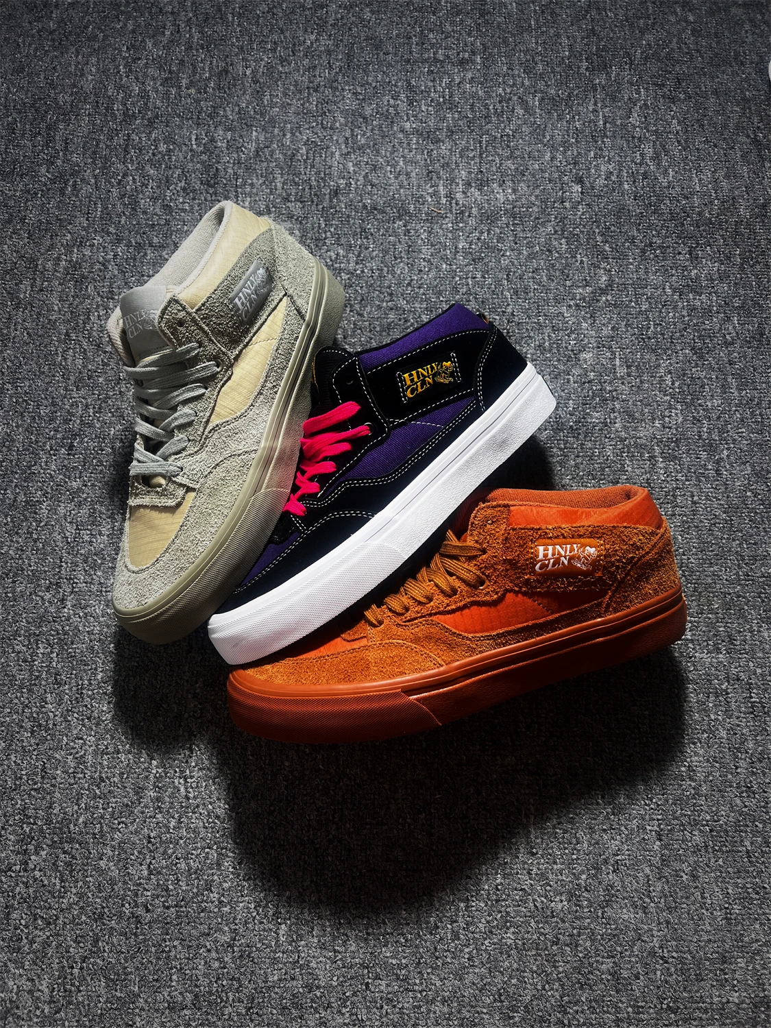 

New 2025 Men's Women's Mid-Cut Skate oes HNLY CLN Retro Sports Casual oes Comfortable Breathable Leather for Spring Autumn