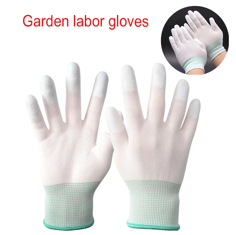 Wear-resisting Antiskid Labor Gloves For Garden，Anti Static ESD Electronic Working Gloves Garden Tools 1/5/10 Pair Gloves