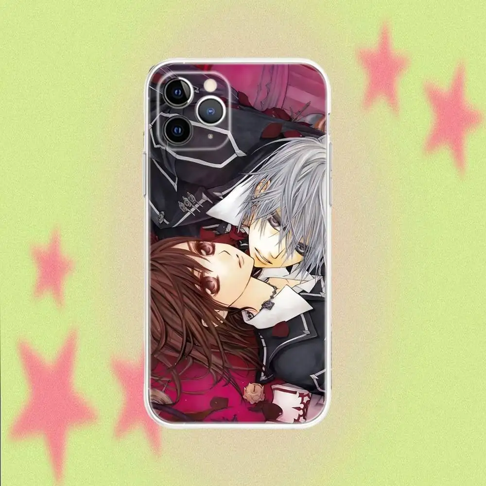 حافظة هاتف Vampire Knight Yuki Zero لهاتف iPhone 16,15,14,13,12,11 Pro,Max,Plus,X,XS,XR,SE,سيليكون شفاف صغير ناعم #2