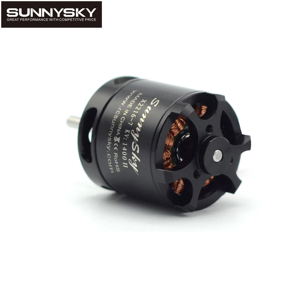 SunnySky X2216 2216 880KV 1100KV 1250KV 1400KV 1800KV 2400KV II Outrunner silnik bezszczotkowy długi wał do zdalnie sterowanych modeli samolotu 3D