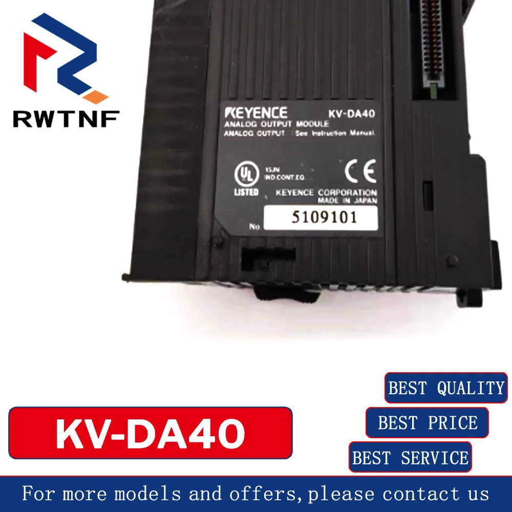 Brand New Genuine KV-DA40 KEYENCE Programmable controller D/A conversion unit analog output sensor