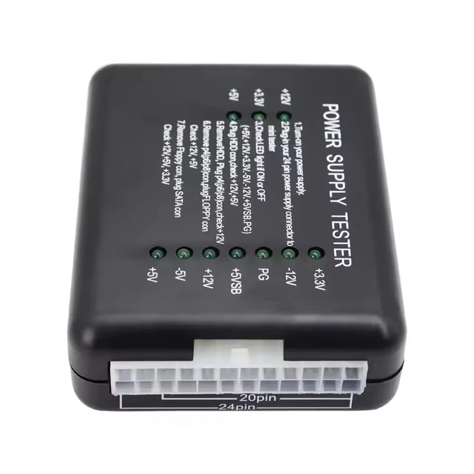Chassis Power Tester ATX Computer Power Supply Diagnostic Instrument Power Supply tester Chassis Power Supply Diagnostic Check