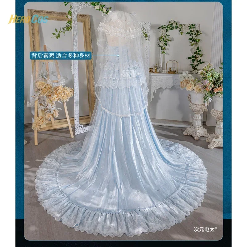 أزياء جديدة من Azur Lane HMS شيشاير التأثيرية للذكرى الثامنة فستان الزفاف لحفلات الهالوين ملابس لعب الأدوار للنساء HERO Cos 2026 #6