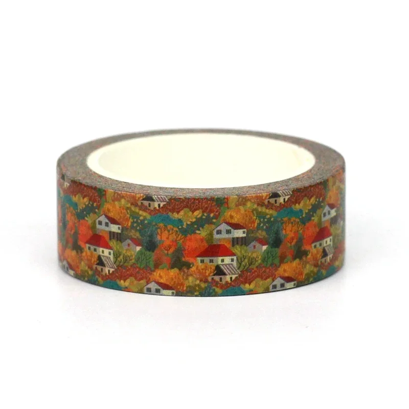 جديد 1 قطعة 10 متر ديكور سقوط الأشجار منزل اشي الشريط DIY بها بنفسك الحرفية سكرابوكينغ رحلة لاصق شريطٌ لاصق لطيف بابليريا