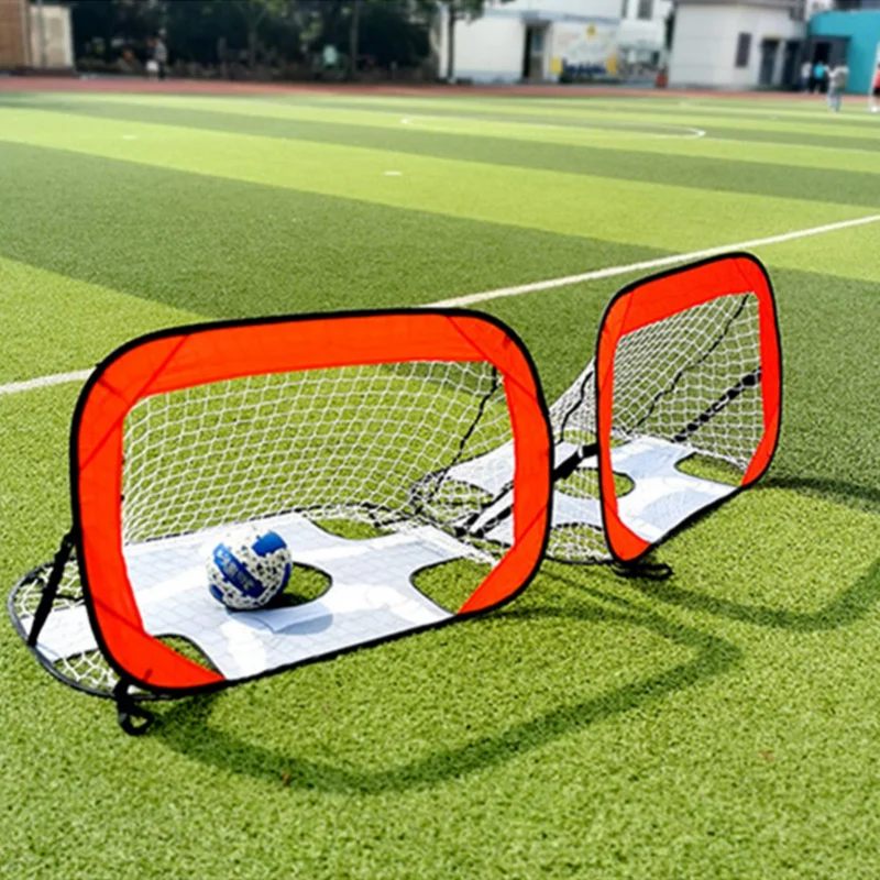 Giocattolo per porta da calcio pieghevole 2 in 1 per bambini Rete da porta portatile, allenamento per bambini - Regali di Natale, Halloween, Ringraziamento