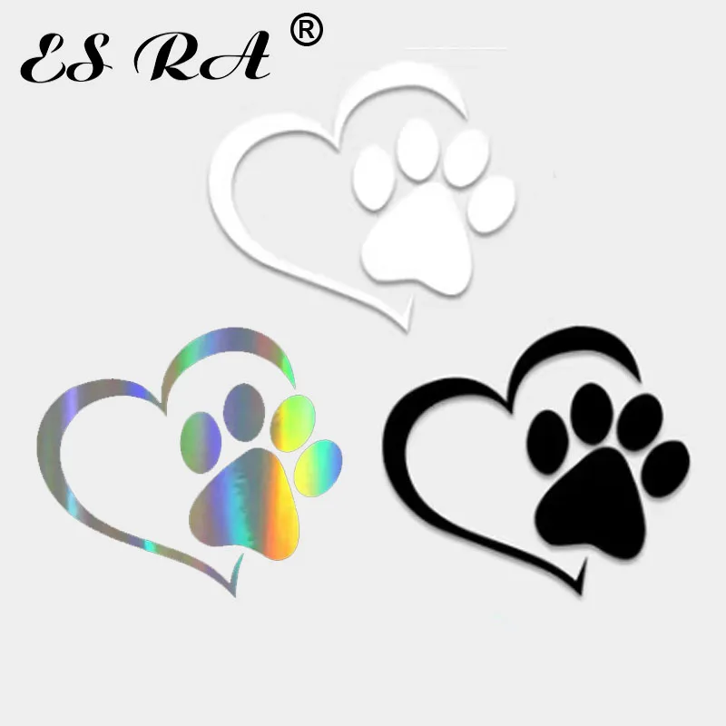 

Cute Love Cat Claw Waterproof Decals Reflective Car Sticker for Motorcycles Car Windows Triangle Windows Helmet