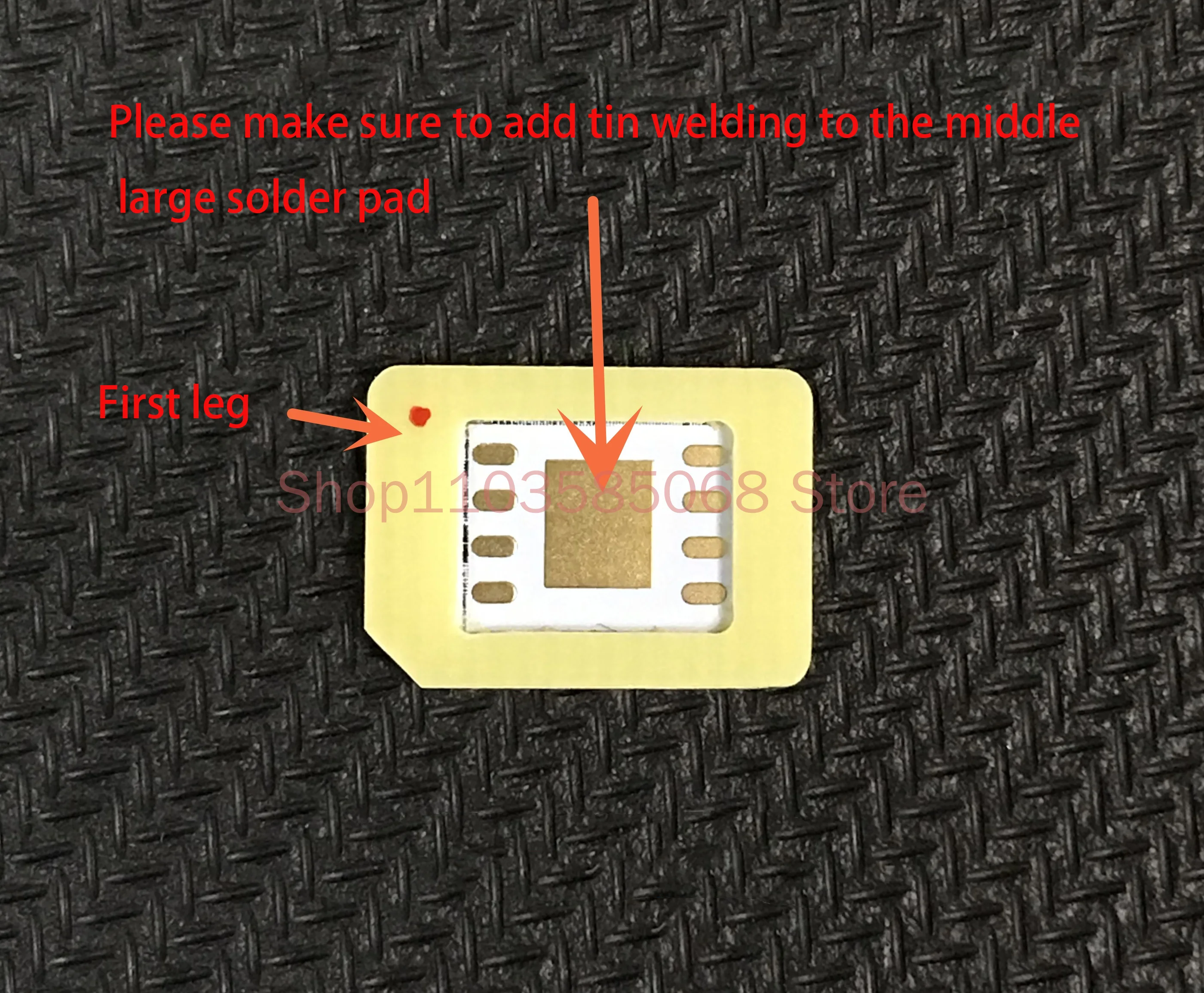 ESIM Adapter Board, ESIM to Nano, ESIM to SIM High Temperature Resistant 5x6mm QFN Packaging Only