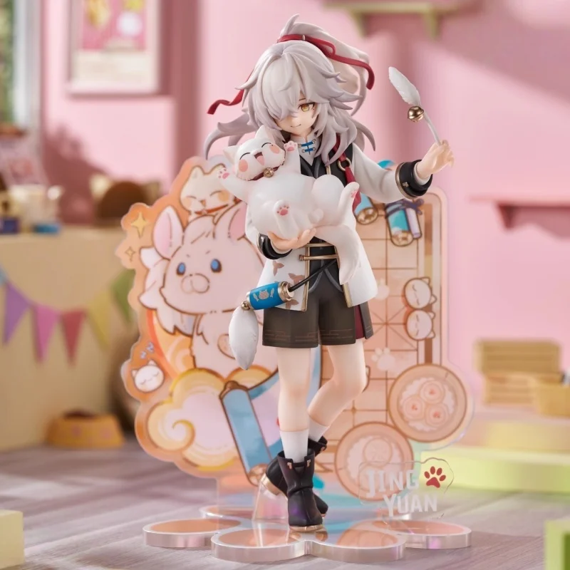 

In Stock Mihoyo Honkai Ribose Cultural Collapse Star Rail Little Cat Jingyuan Model Figurine Collection Statue Toys Gifts