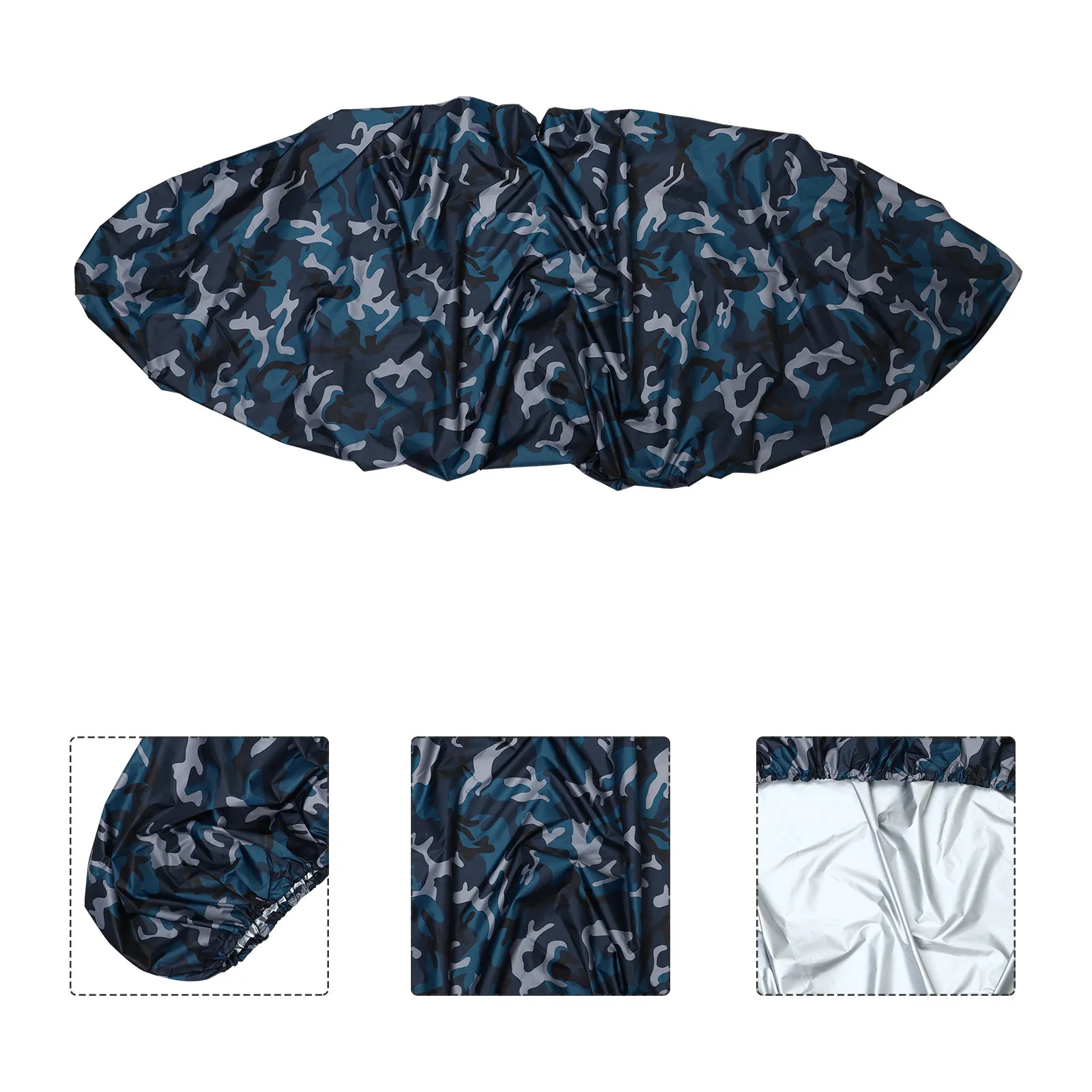 

1Pcs Waterproof Canoe Cover Oxford Cloth Protective Cover for Canoe 4.1-4.5 Meters Kayak Fishing Boat Protector Dustproof Uv