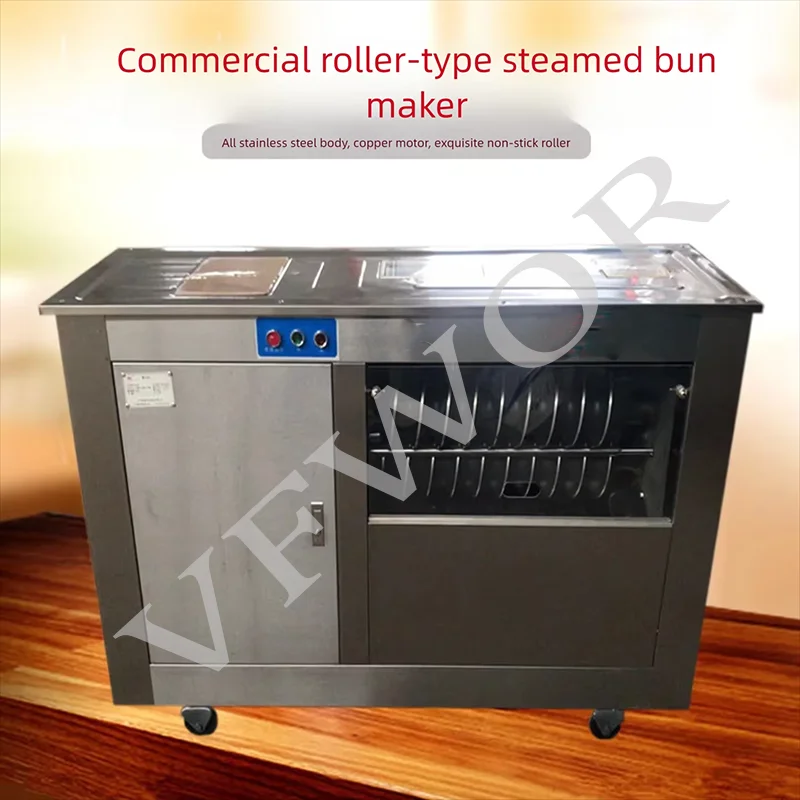 Double Roll Steamed Bun Machine Commercial Fully Automatic Multi Function New Large Stainless Steel Dough Mixer