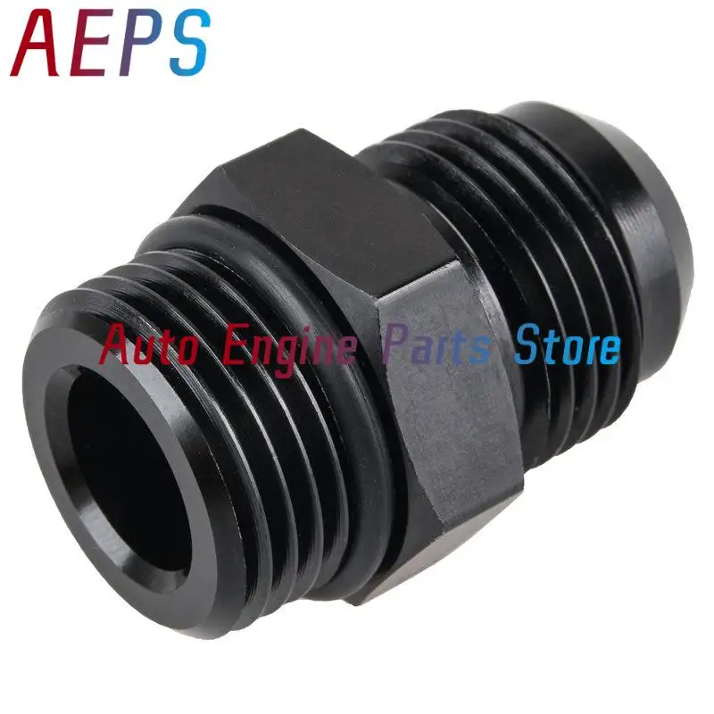 8an brenner zu 8 oring orb männlich kraftstoff pumpe schiene adapter teile brenner schlauch schwarz auto modifikation teile AN8-AN8 ölkühlung stecker