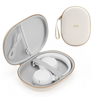 Semi-Foldable Headphones Hard Case for Sony WH-1000XM4, Soundcore Q30, Bose QC Ultra, Shockproof EVA Shell Travel Storage Bag