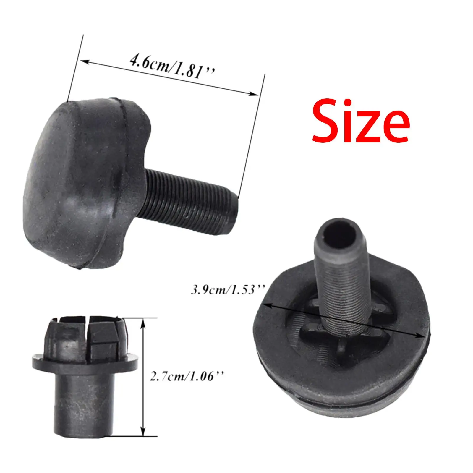 

2Pcs Automotive Engine Cover Buffer Stop Stopper Cushion Direct Replaces Spacers Repair Accessory for Lincoln Mkc 2015-2019