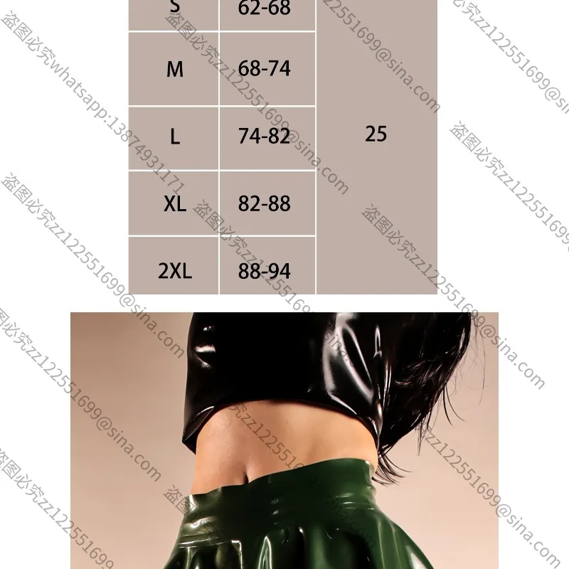 Suitable for Shiny Latex Outfit Set GlossySexy High Stretch Party Wear