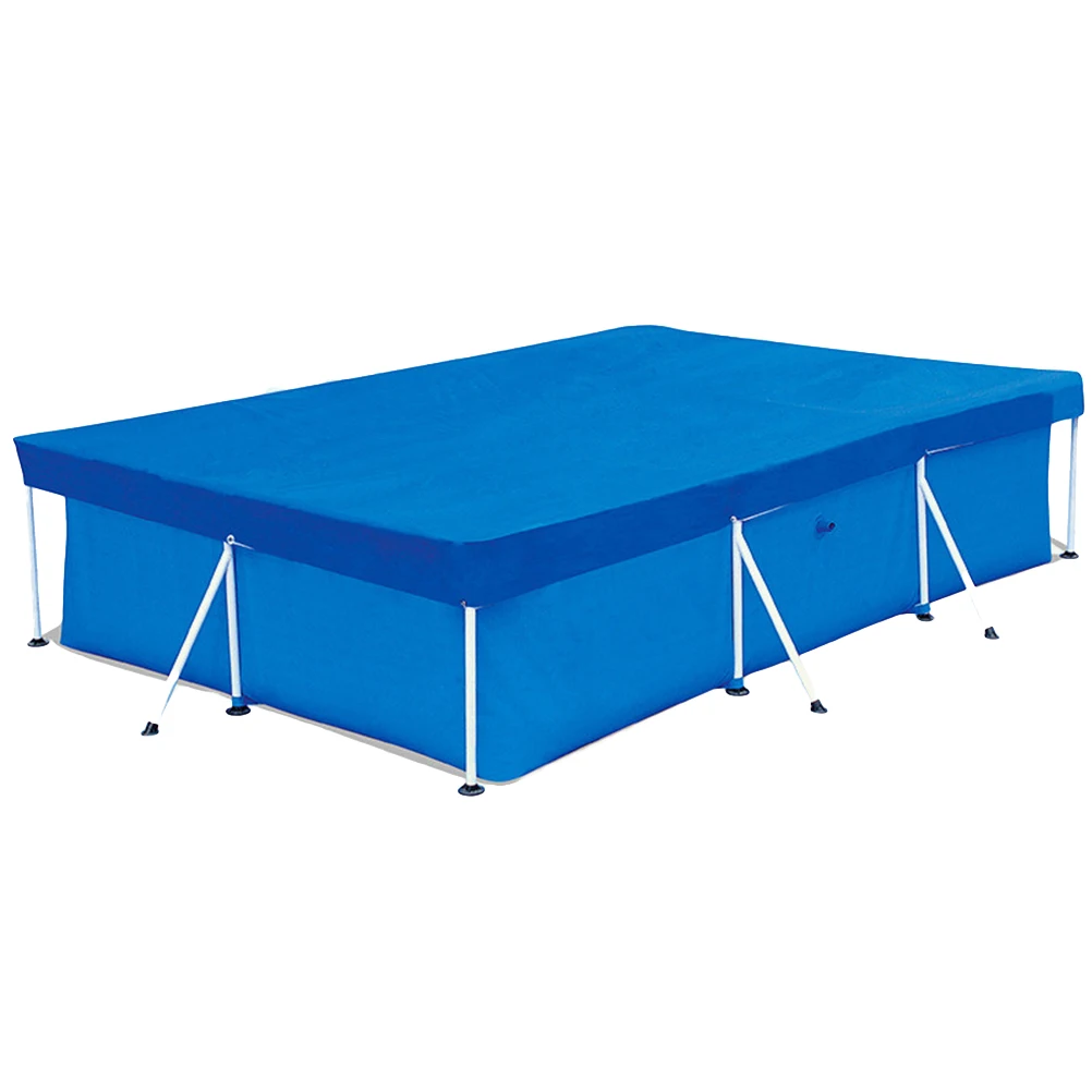 

Waterproof Rain Cloth Pool Cover Dustproof Protector PE Material Anti Slip Spa Pools Floor Pad Easy Install Foldable Storage