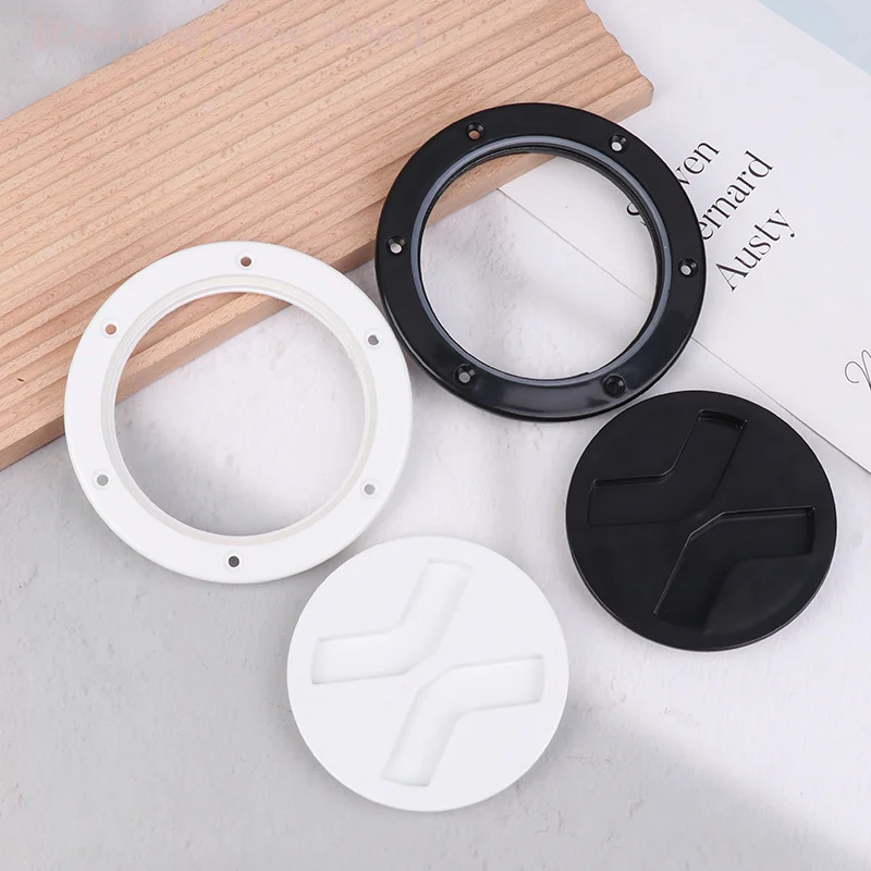 【M】4 Inch Boat Ready Round Deck Cover Yacht Non-slip Inspection Hole Hatch Hand Hole Covers Inspection Work Cover Hatch
